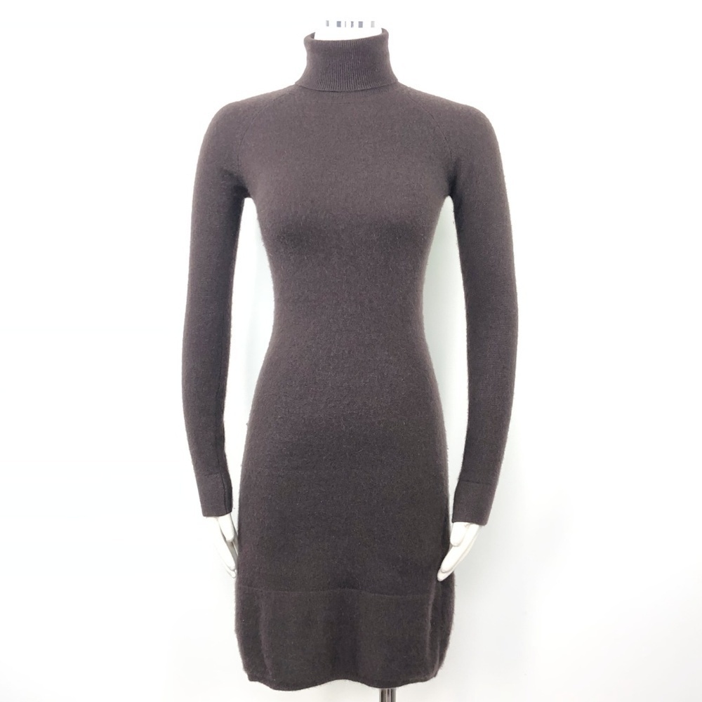 Barneys Brown Cashmere Sweaterdress Dress Bodycon